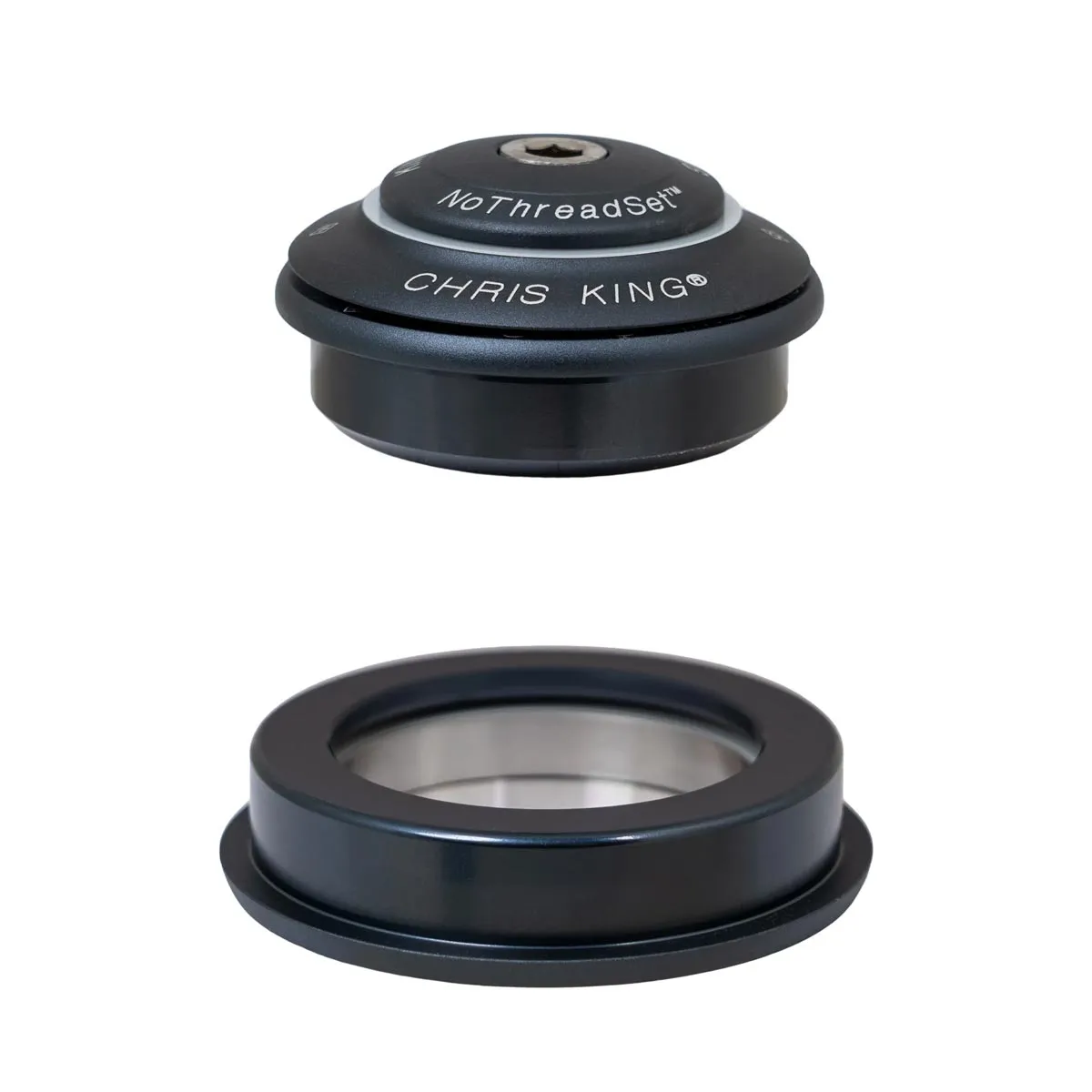 Chris King InSet i2 Steuersatz Tapered 1 1/8 - 1,5 Zoll graublau | midnight ZS44/28,6 - ZS56/40