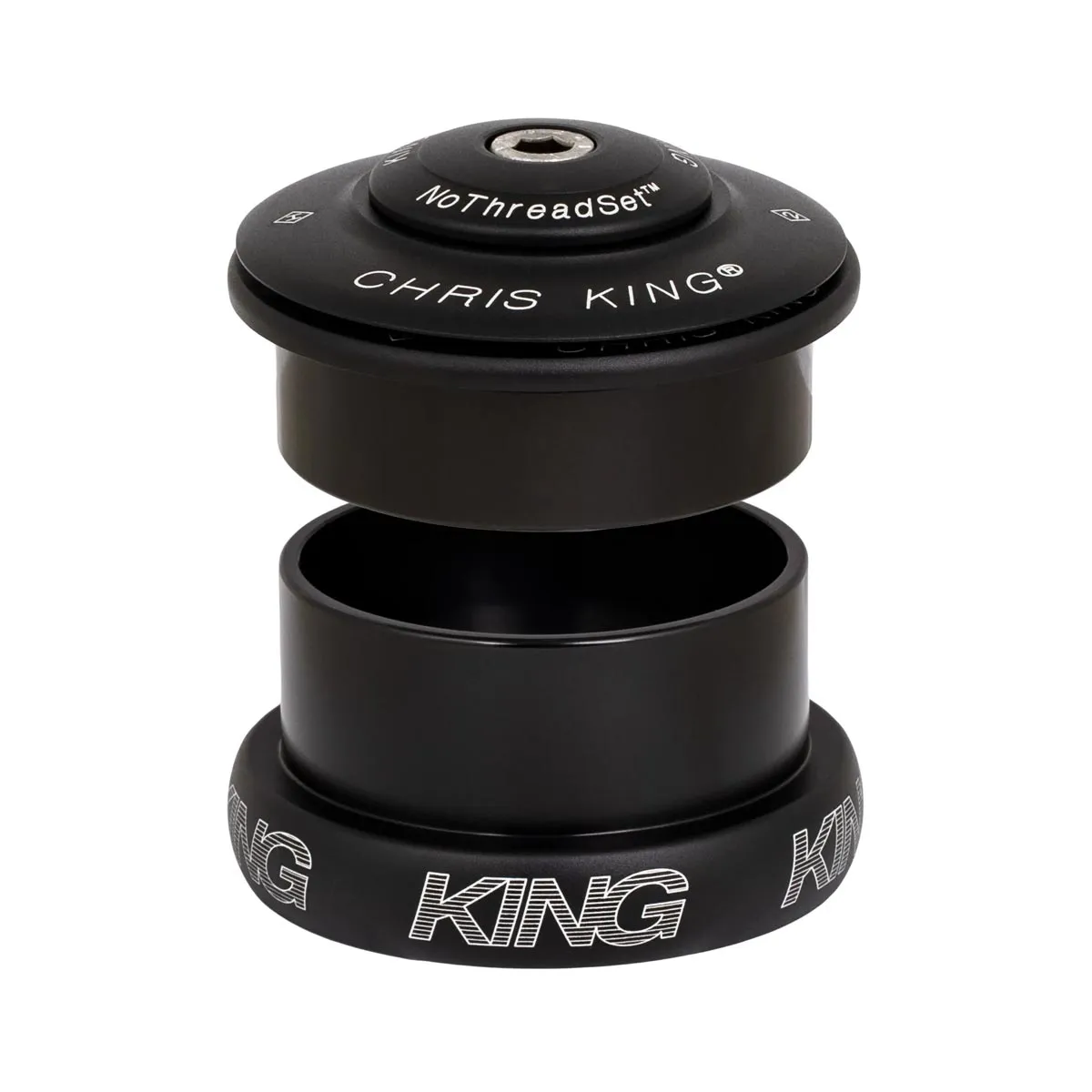 Chris King InSet i5 Steuersatz 1 1/8 - 1,5 Mixed Tapered matt schwarz | matte black ZS49/28,6 - EC49/40