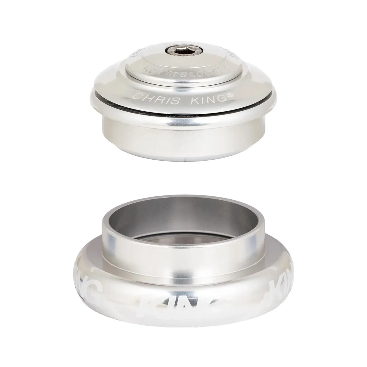 Chris King InSet i7 Steuersatz Mixed Tapered 1 1/8 - 1 1/5 Zoll silber | silver ZS44/28,6 - EC44/40