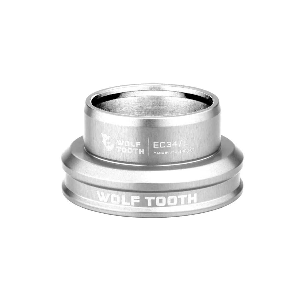 Wolf Tooth Performance Steuersatz Unterteil 1 1/8 Zoll | EC34/30 nickel