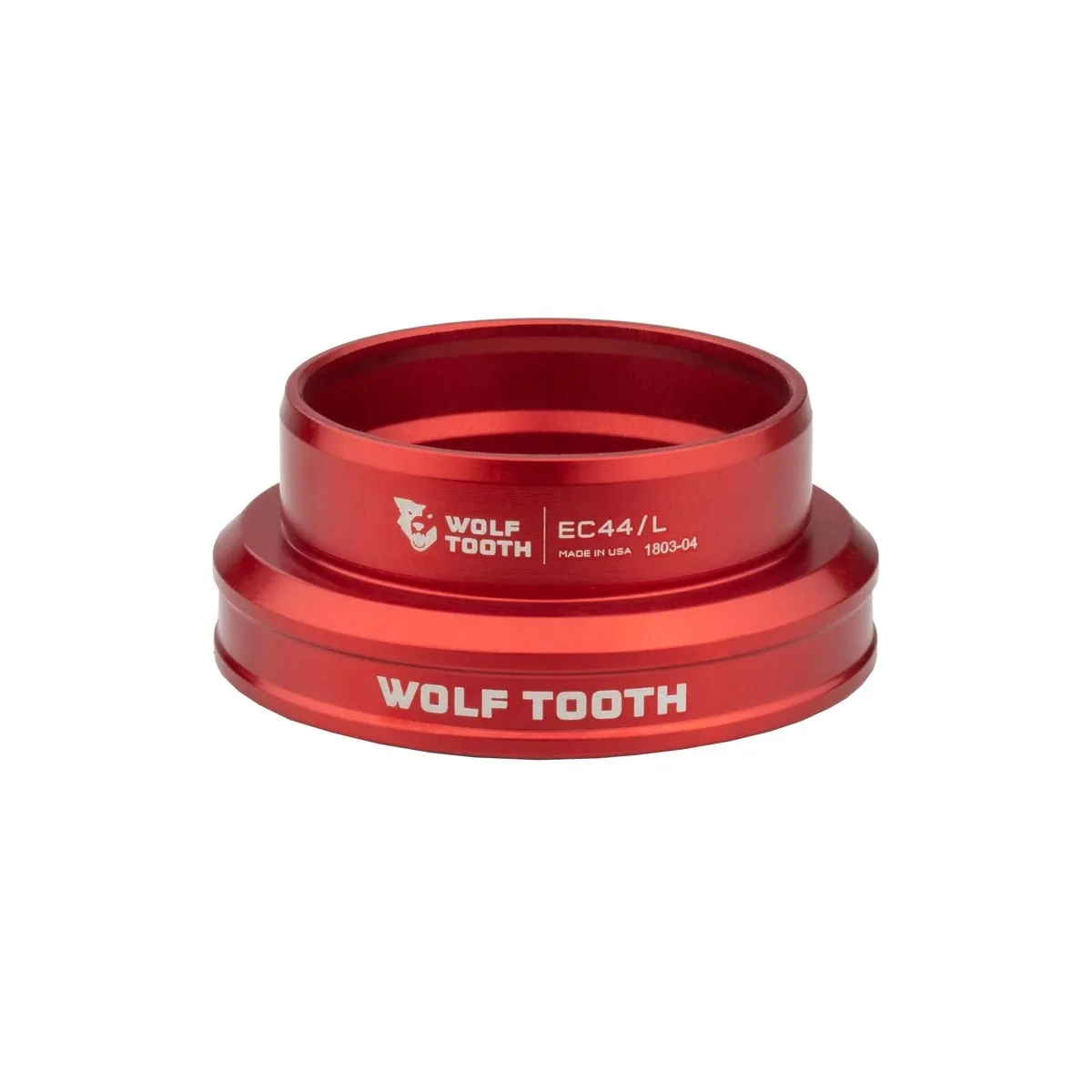 Wolf Tooth Performance Steuersatz Unterteil 1,5 Zoll | EC44/40 rot