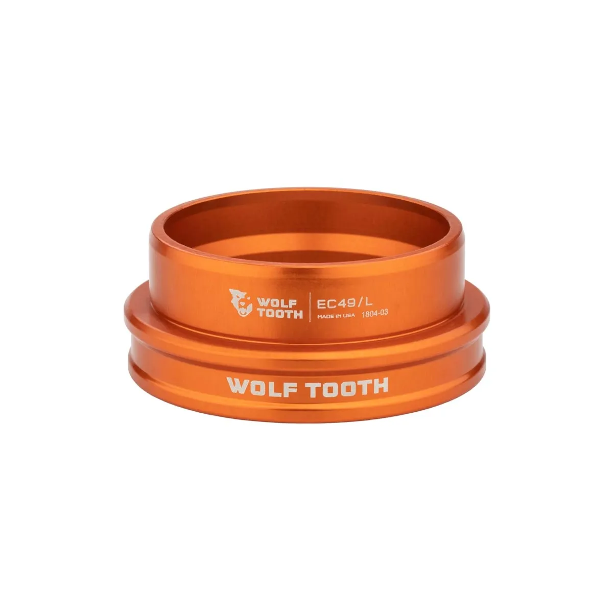 Wolf Tooth Premium Steuersatz Unterteil 1,5 Zoll | EC49/40 orange