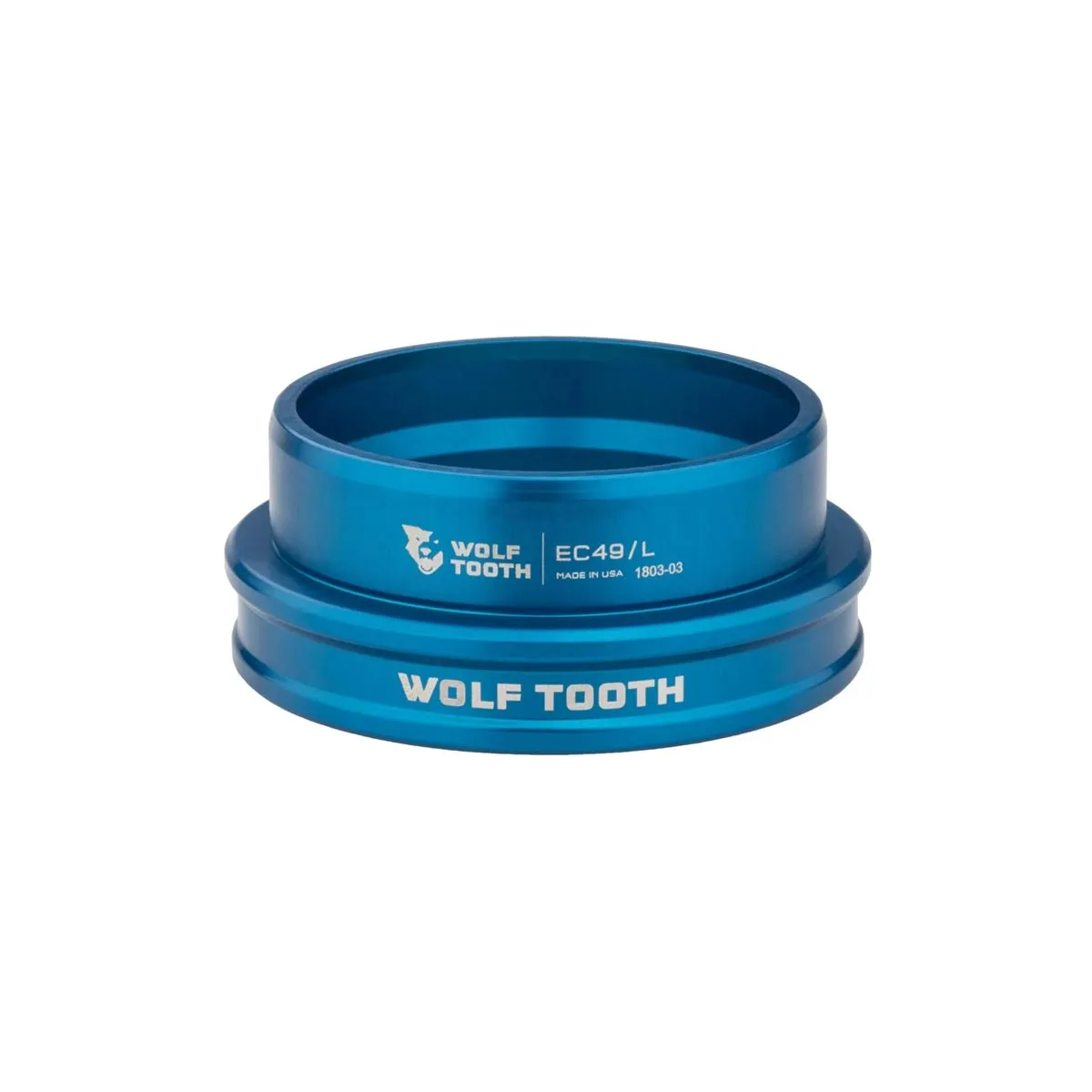 Wolf Tooth Performance Steuersatz Unterteil 1,5 Zoll | EC49/40 blau