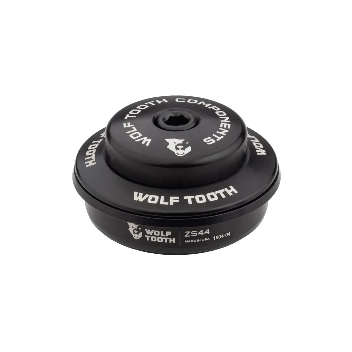 Wolf Tooth Performance Steuersatz Oberteil 1 1/8 Zoll | ZS44 / 28,6mm Höhe 6mm schwarz