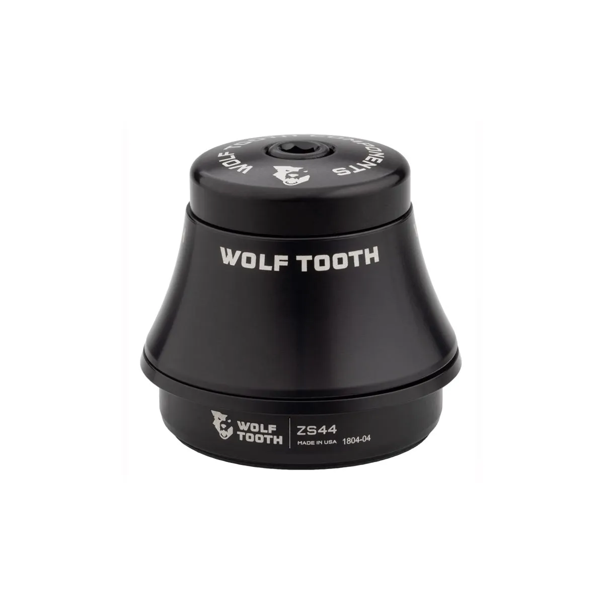 Wolf Tooth Premium Steuersatz Oberteil 1 1/8 Zoll | ZS44 / 28,6mm Höhe 25mm schwarz