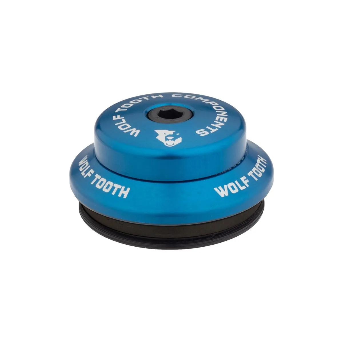 Wolf Tooth Performance Steuersatz Oberteil 1 1/8 Zoll | IS41 / 28,6mm Höhe 8mm blau