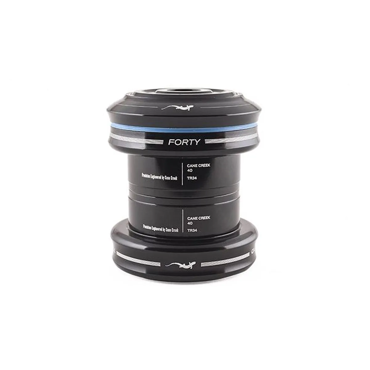 Cane Creek Forty Steuersatz 1 1/8 Zoll | EC34/28,6 - EC34/30 Kappe 16mm schwarz