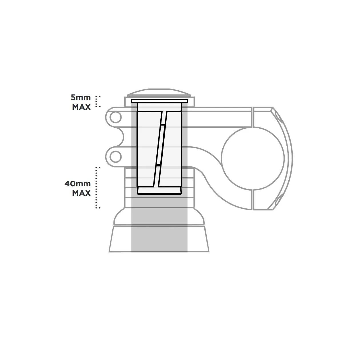 Cane Creek Ancora Expander - 1 1/8 Zoll / 28,6mm einstellbar Aluminium