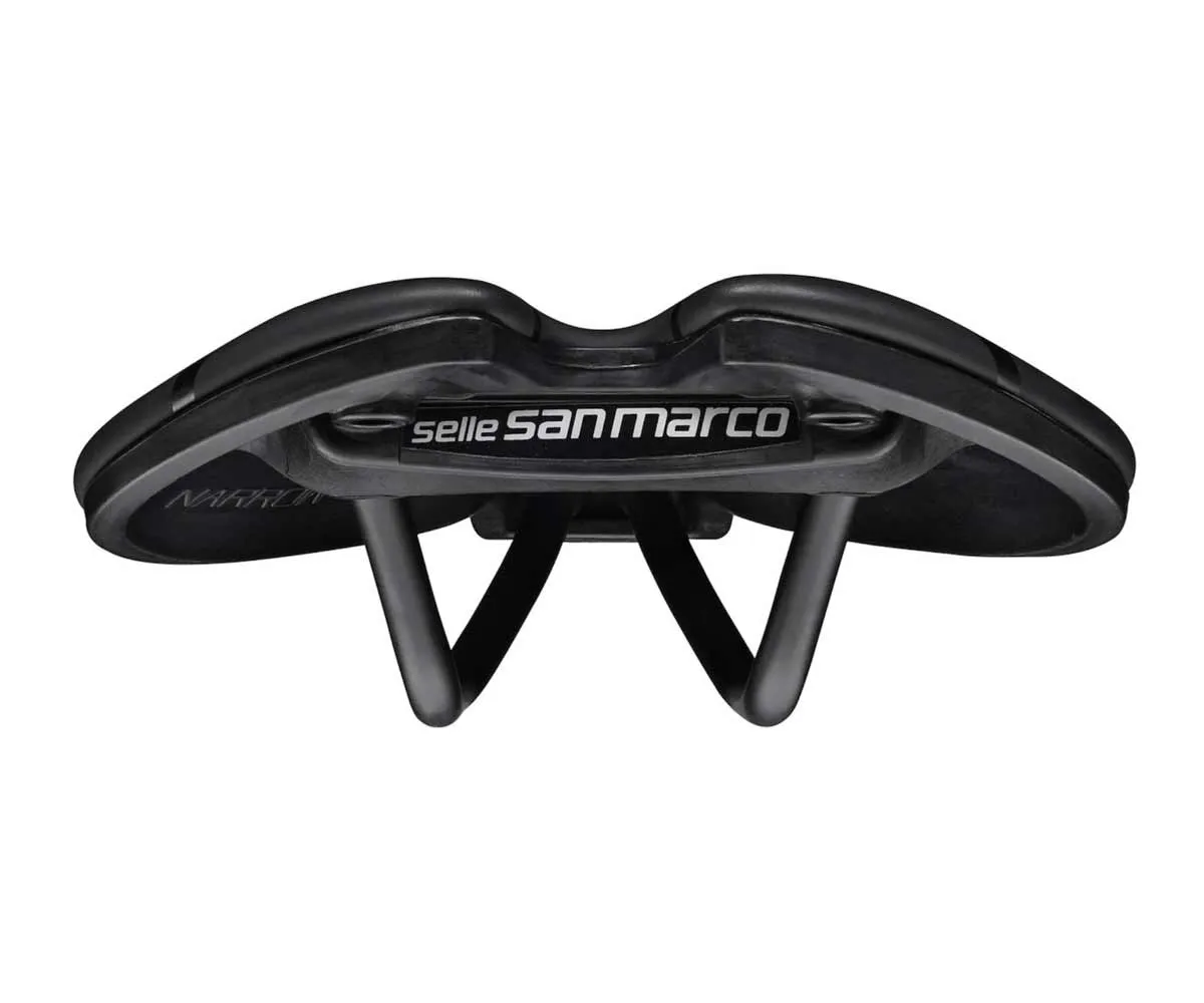 Selle San Marco Aspide Short Dynamic Open Fit Sattel L3 Wide schwarz Gestell Manganese