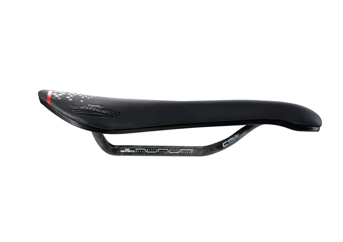 Selle San Marco Aspide Short Carbon FX Sattel Narrow S3 schwarz Gestell Carbon