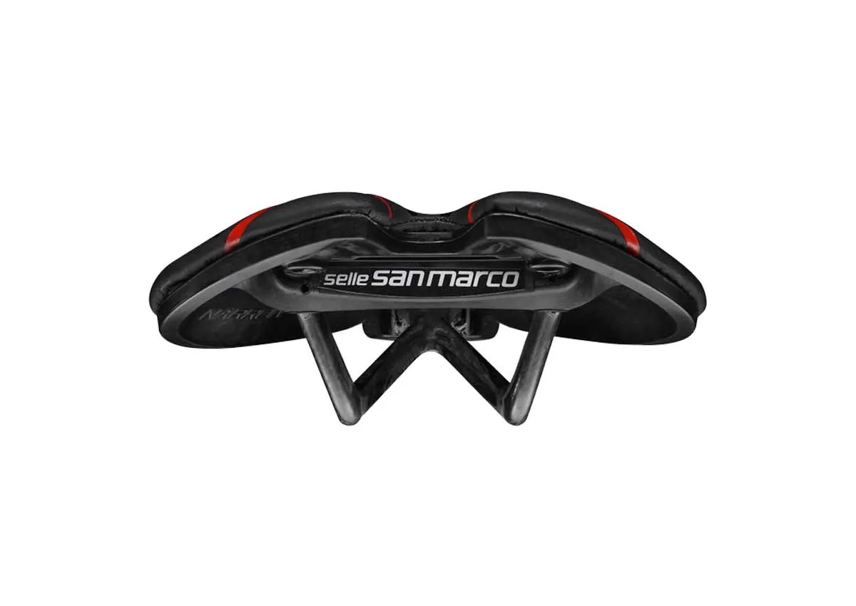 Selle San Marco Aspide Short Carbon FX Sattel Narrow S3 schwarz Gestell Carbon