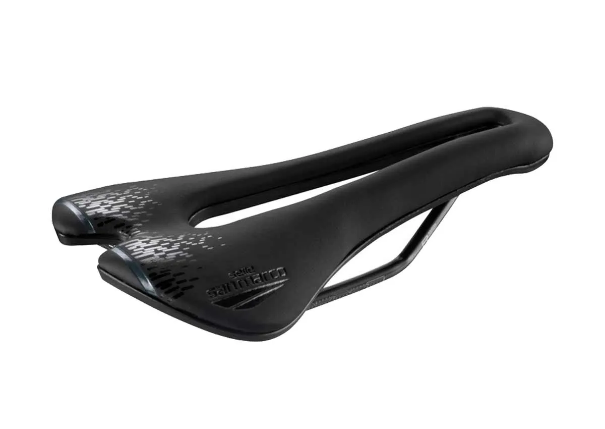 Selle San Marco Aspide Short Racing Sattel L3 Wide schwarz Gestell Xsilite