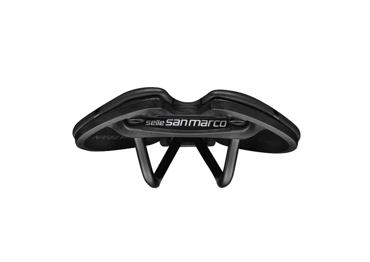 Selle San Marco Aspide Short Sport Open Fit Sattel S3 Narrow schwarz Gestell Carbon-Stahl
