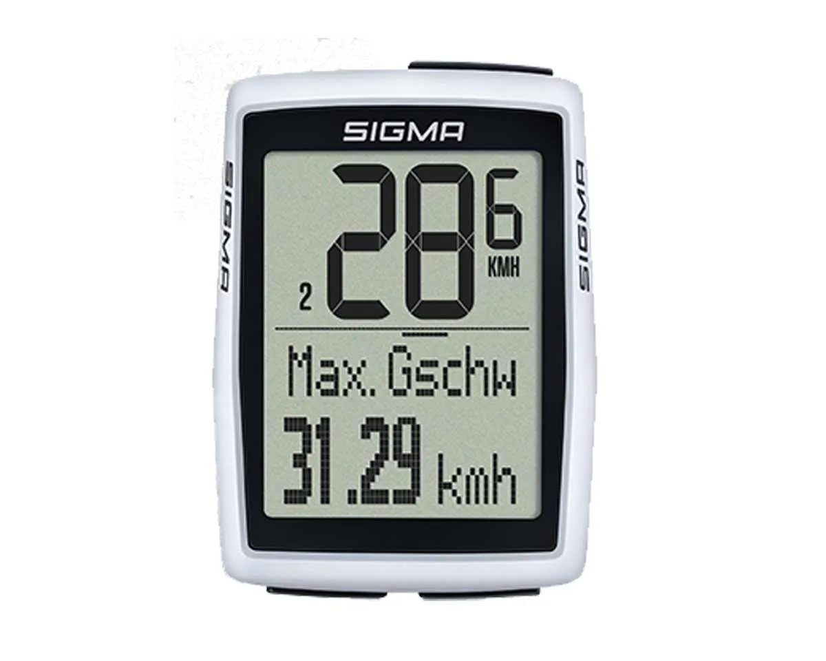 Sigma BC 12.0 WR Computer kabelgebunden weiss schwarz