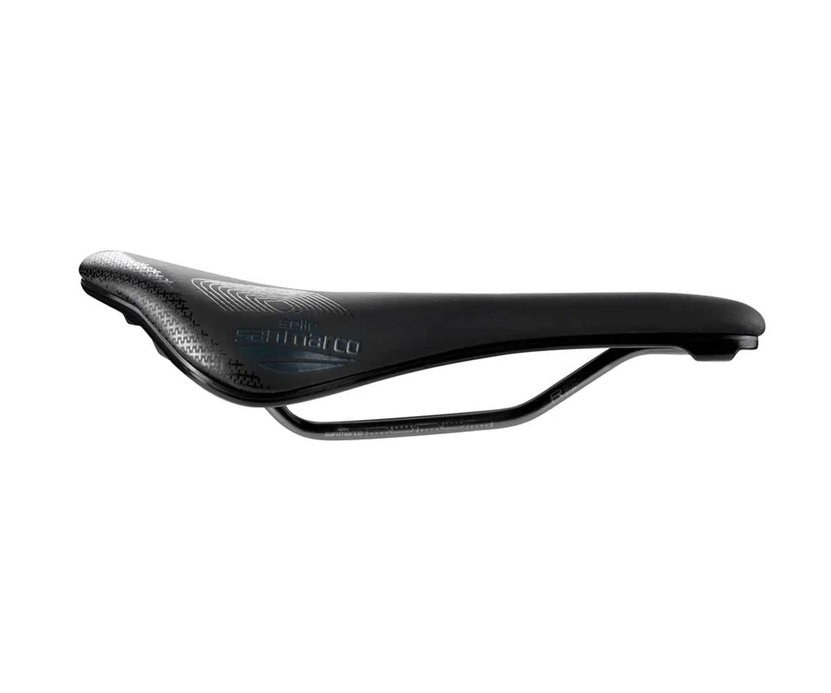 Selle San Marco ShortFit 2.0 Supercomfort Racing Sattel S3 Narrow schwarz Gestell Xsilite