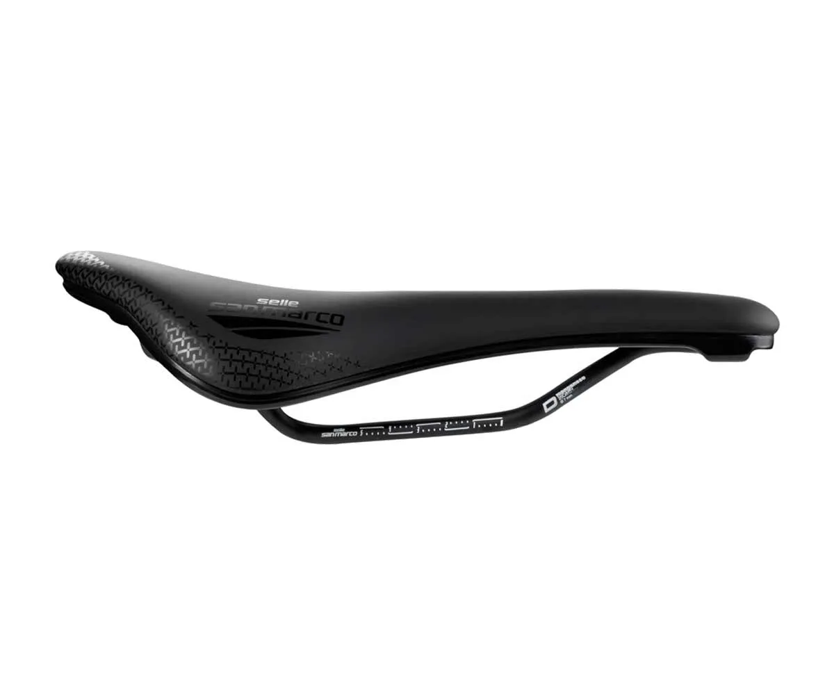 Selle San Marco ShortFit 2.0 Comfort Dynamic Sattel L3 Wide schwarz Gestell Manganese