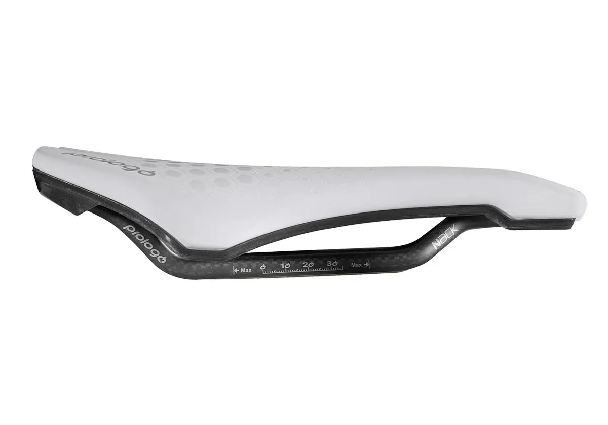 Prologo Dimension TRI Pas Nack Sattel Breite 143mm Gestell Carbon weiss-silber
