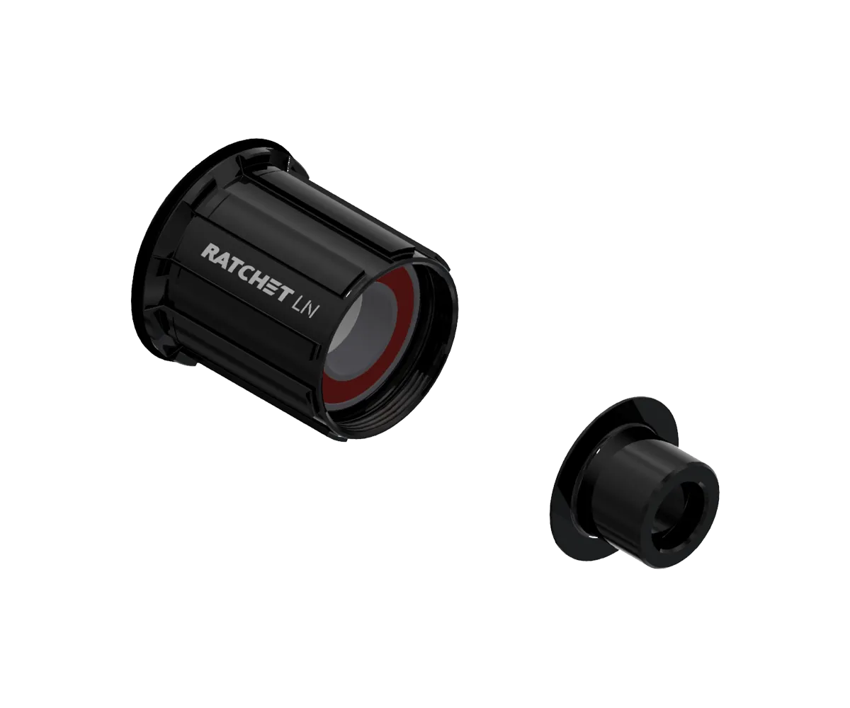 DT Swiss Ratchet LN Hybrid Freilaufkörper-Kit | Stahl MTB Shimano HG10 + Endanschlag rechts 12x142/148/157mm