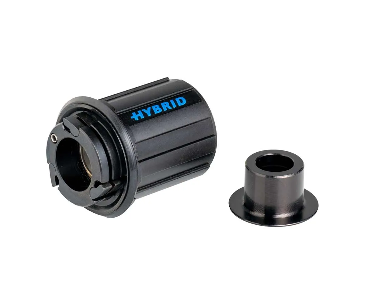 DT Swiss 3-Klinken/Pawl Hybrid Freilaufkörper-Kit | Stahl MTB Shimano HG10 + Endanschlag rechts 12x142/148/157mm