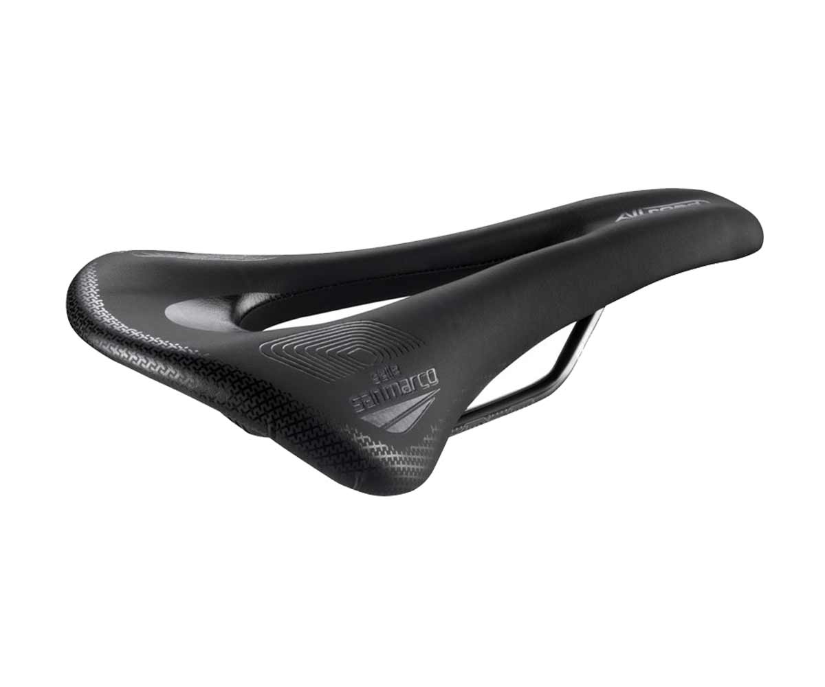 Selle San Marco Allroad Supercomfort Racing Sattel L3 Wide schwarz Gestell Xsilite - Retourenartikel