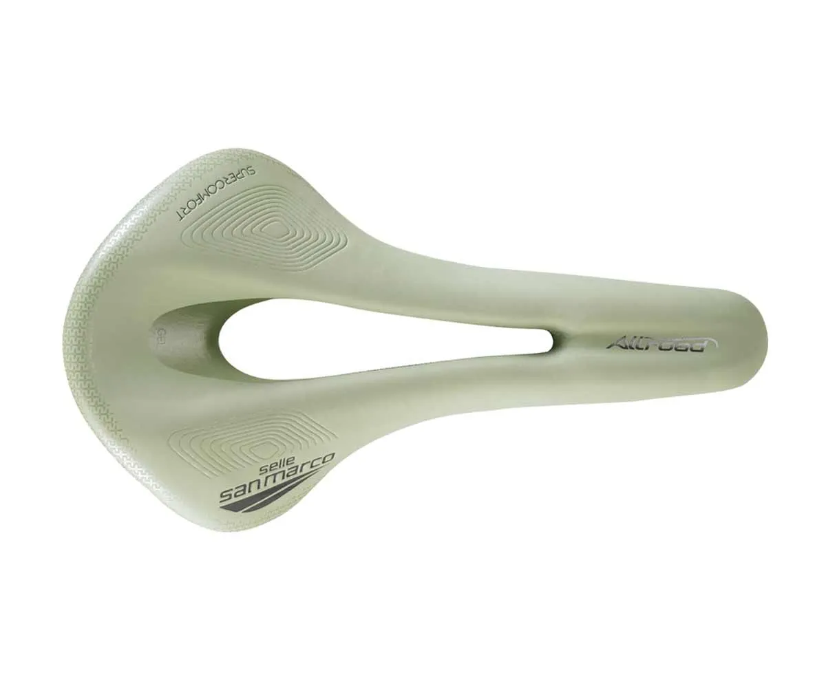 Selle San Marco Allroad Supercomfort Racing Sattel L3 Wide Sage Gestell Xsilite