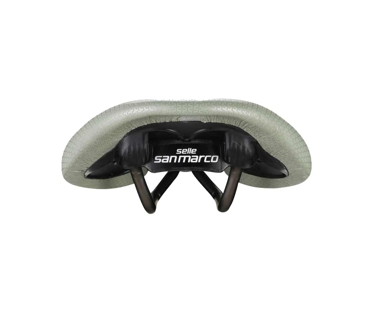 Selle San Marco Allroad Supercomfort Racing Sattel L3 Wide Sage Gestell Xsilite