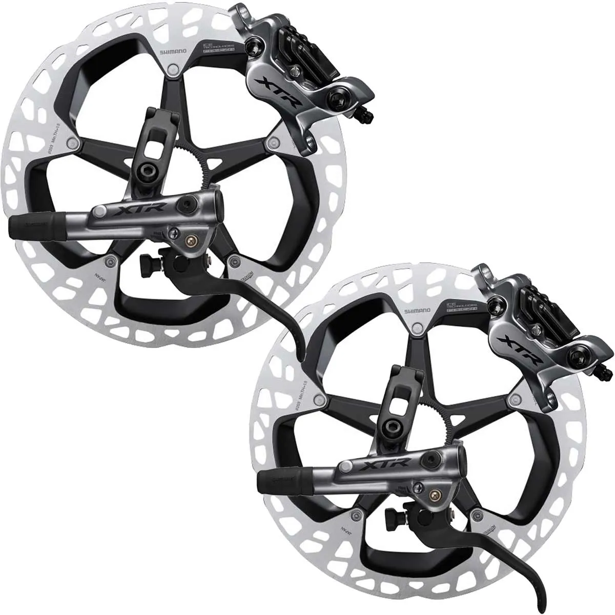 Disc-Set Shimano XTR Trail M9120 Scheibenbremsen + Centerlock Scheiben RT-MT900