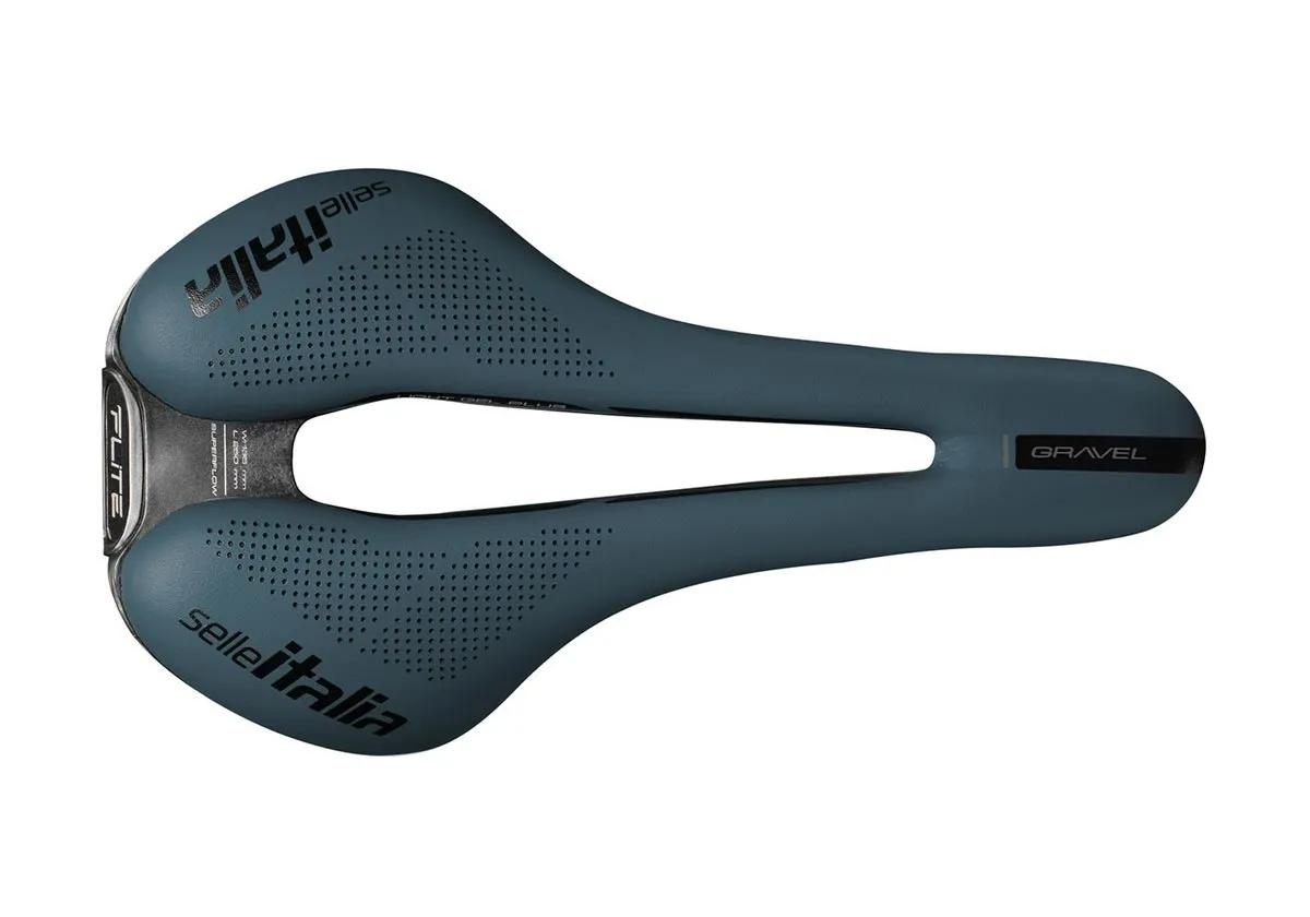 Selle Italia Flite Boost Gravel Sattel Ti316 Superflow S3 blau
