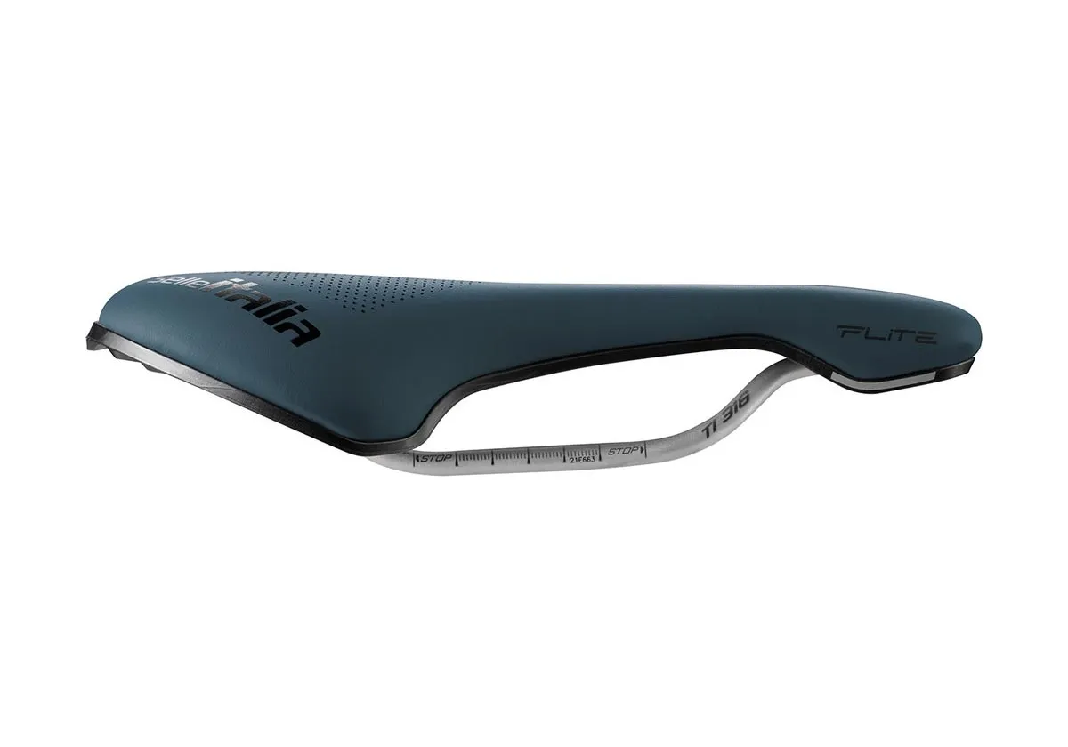 Selle Italia Flite Boost Gravel Sattel Ti316 Superflow S3 blau