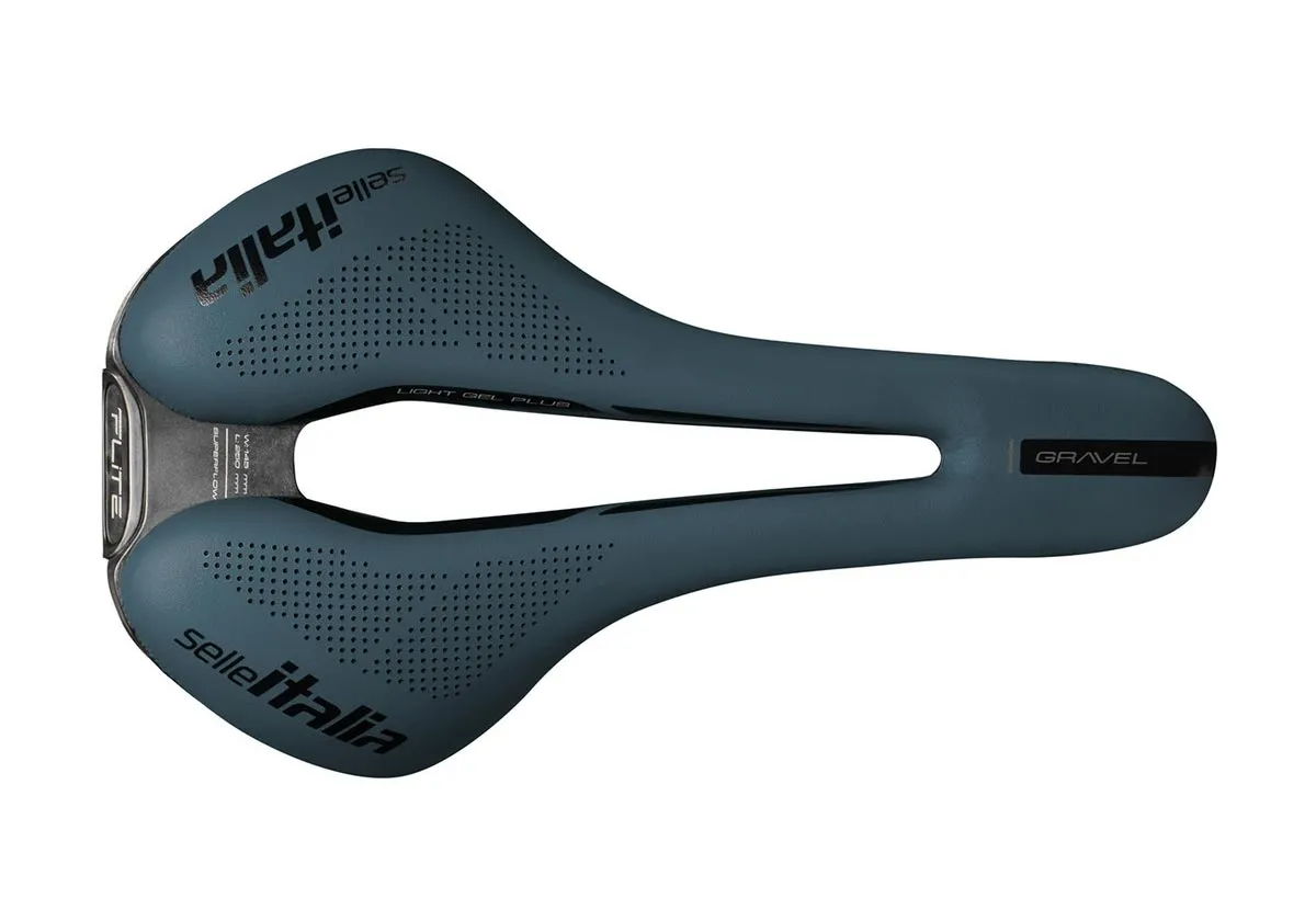 Selle Italia Flite Boost Gravel Sattel Ti316 Superflow L3 blau