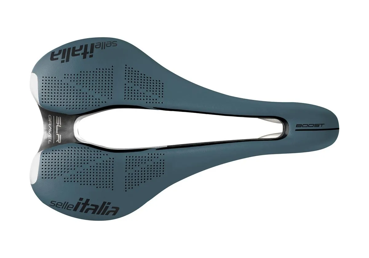 Selle Italia SLR Boost Gravel Sattel Ti316 Superflow L3 blau