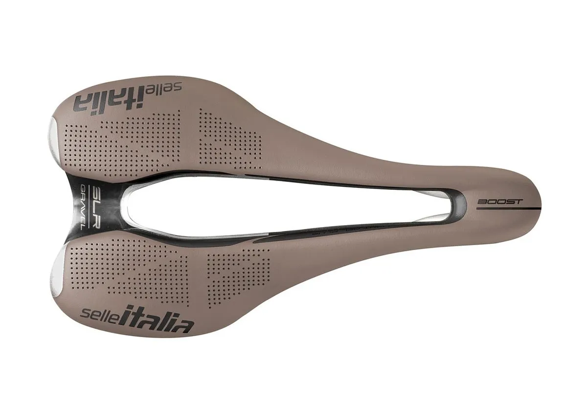 Selle Italia SLR Boost Gravel Sattel TI316 Superflow S3 braun