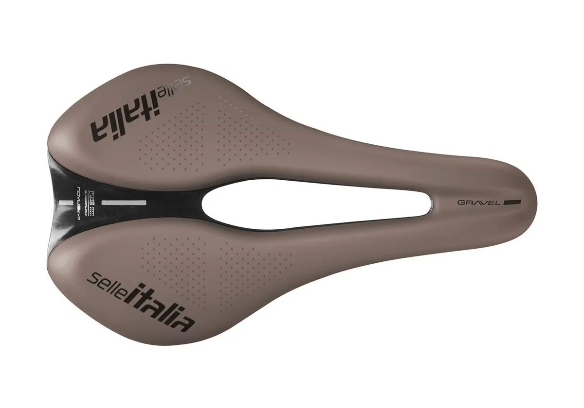 Selle Italia Novus Boost Sattel EVO Gravel Sattel TM Superflow L3 braun