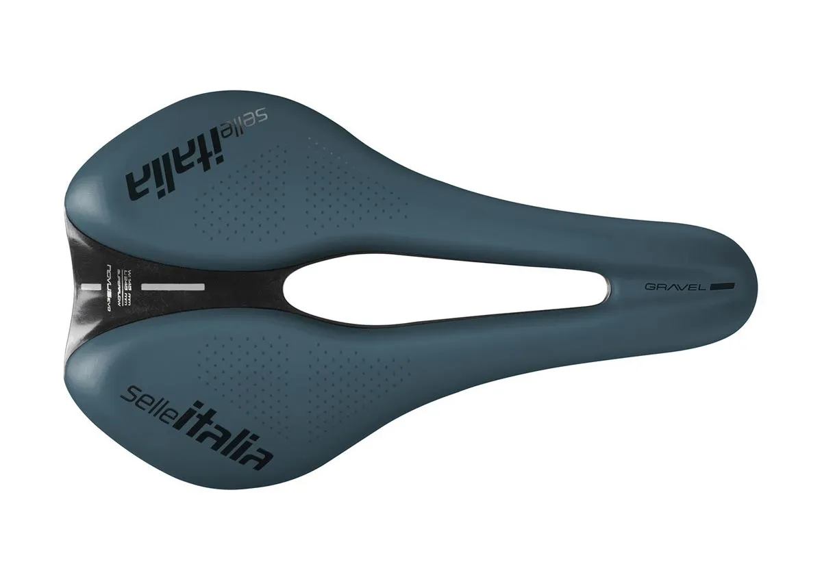 Selle Italia Novus Boost Sattel EVO Gravel Sattel TM Superflow L3 blau