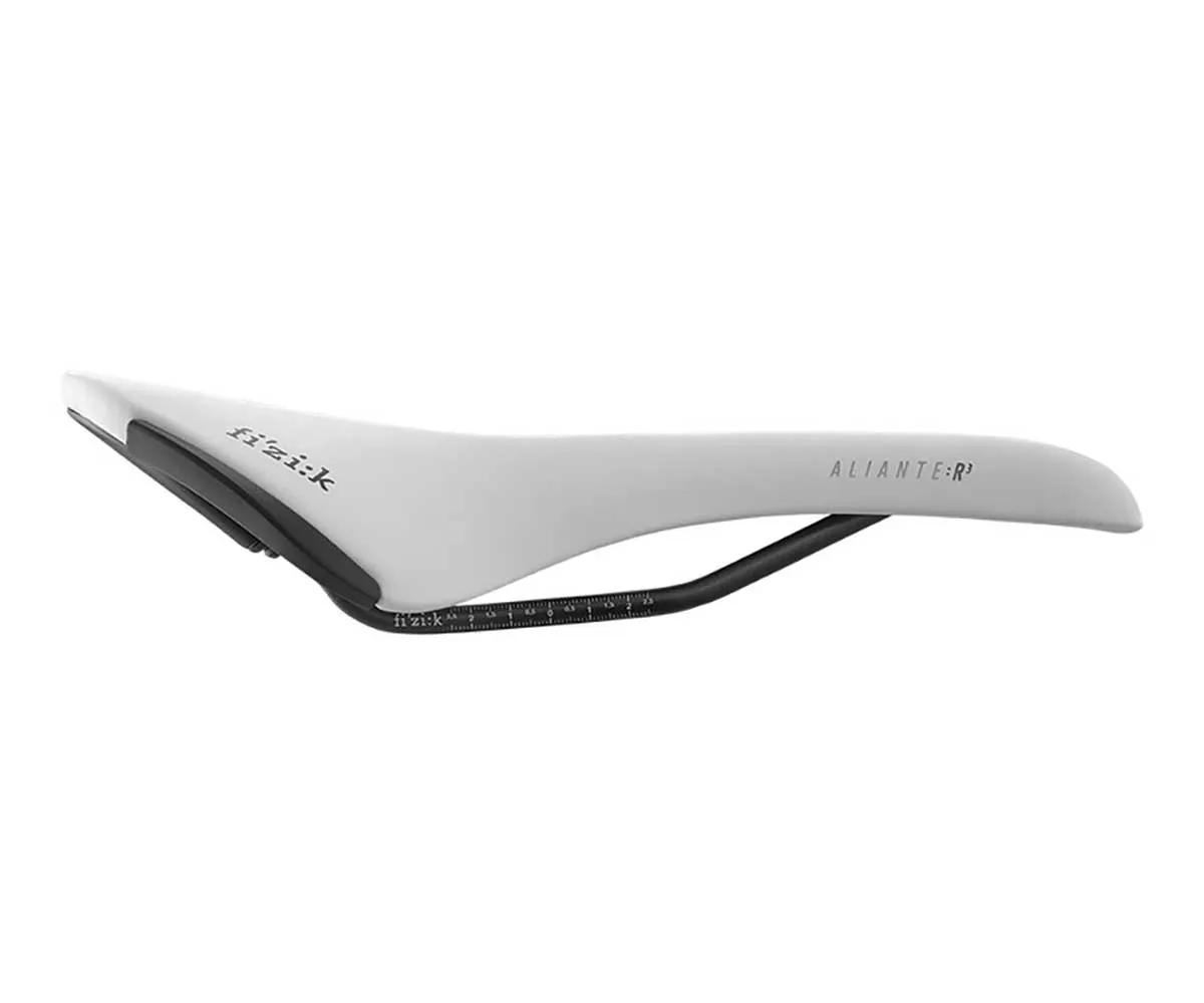 Fizik Aliante Open R3 Sattel Gestell K:ium Large 152mm weiss
