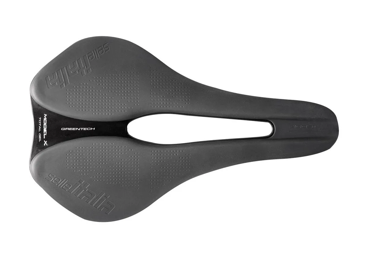 Selle Italia Model X Green Superflow Fec-Alloy Superflow Sattel L3 Breite 145mm Gestell Stahl grau