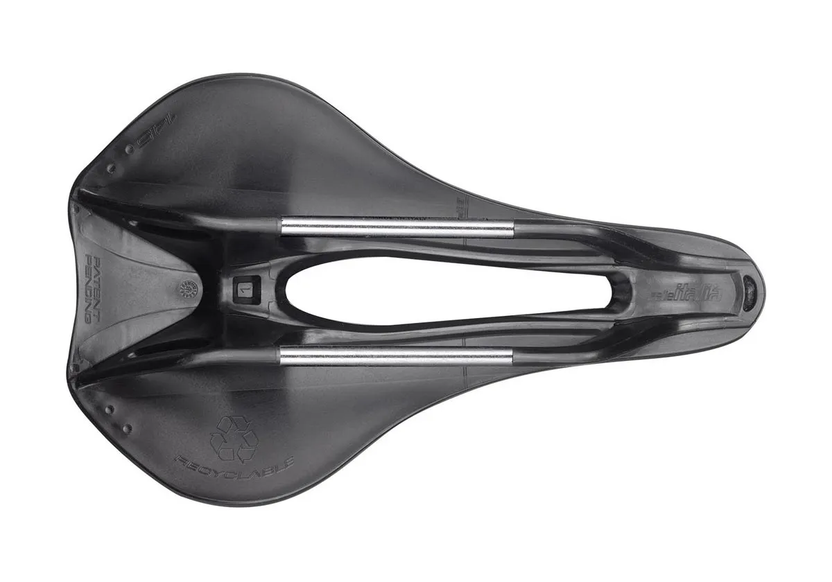 Selle Italia Model X Green Superflow Fec-Alloy Superflow Sattel L3 Breite 145mm Gestell Stahl grau