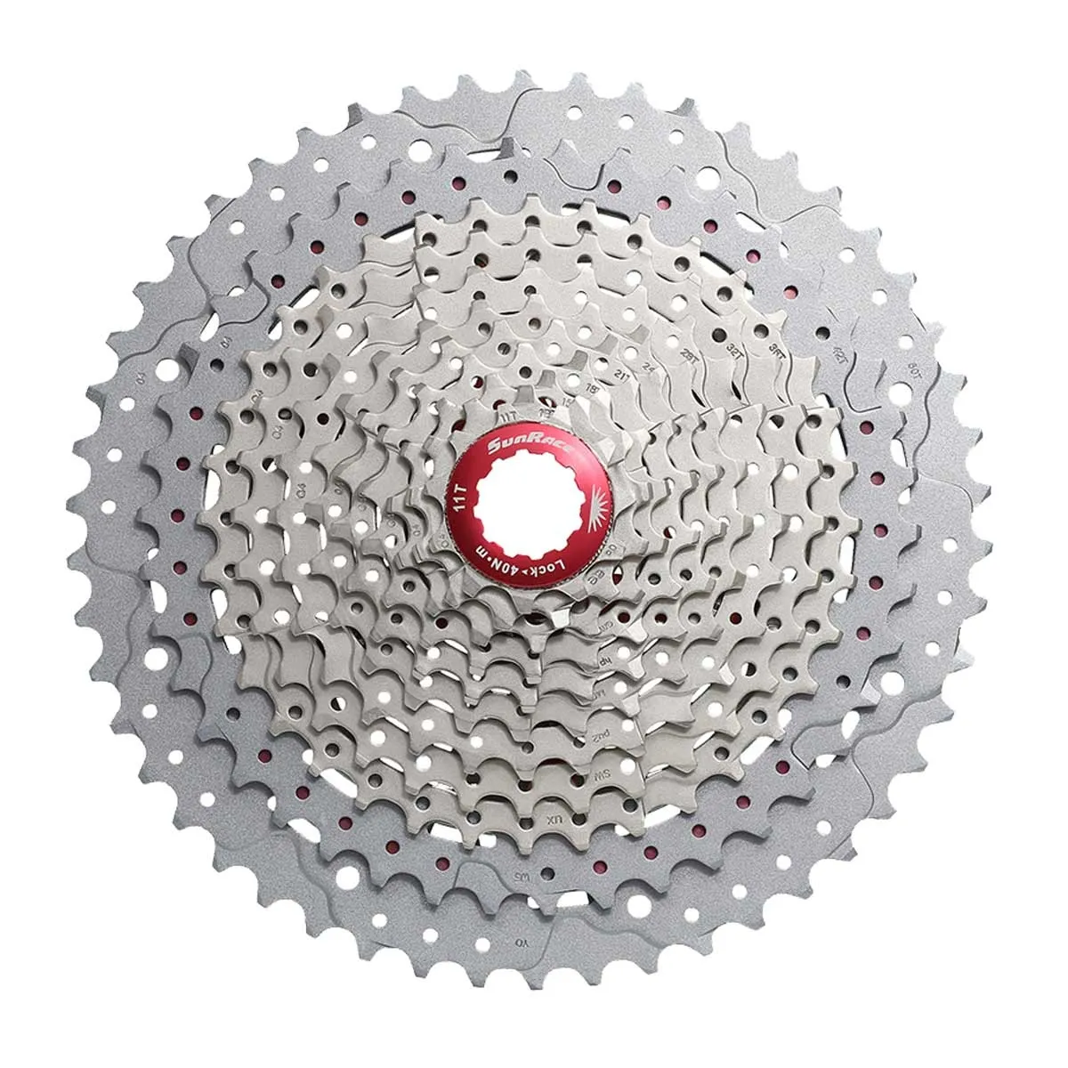 SunRace CSMX8 Kassette MTB HG 11-fach Abstufung 11-51 Zähne silber
