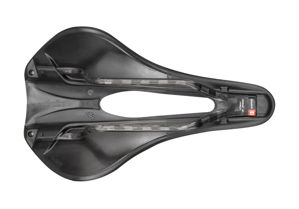 Selle Italia Novus Boost Sattel EVO Kit-Carbonio Superflow L3 Breite 145mm Gestell Carbon schwarz