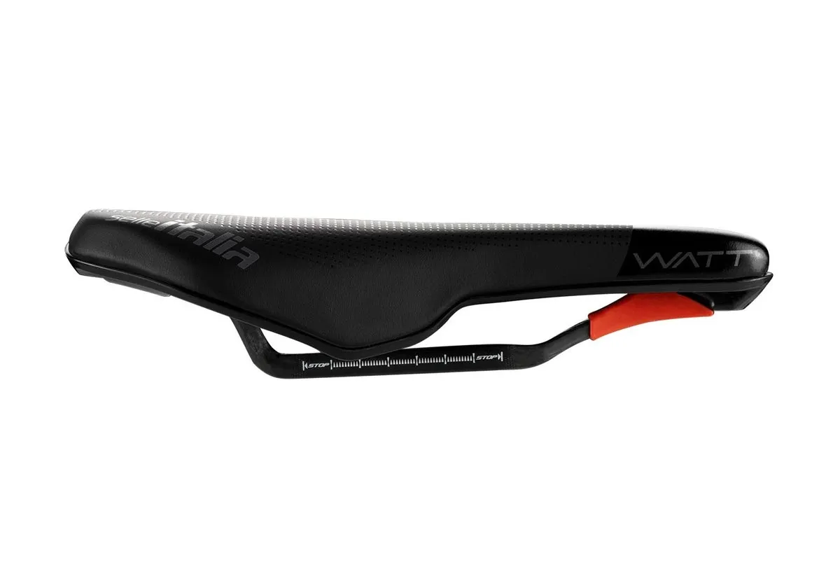 Selle Italia Watt Kit-Carbonio Superflow Sattel U3 Breite 133mm Gestell Carbon schwarz