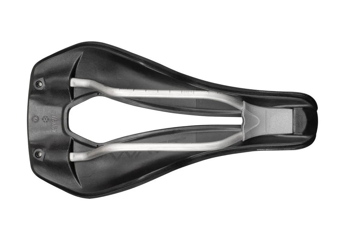 Selle Italia Watt Gel Ti316 Superflow Sattel U3 Breite 133mm Gestell Titan schwarz