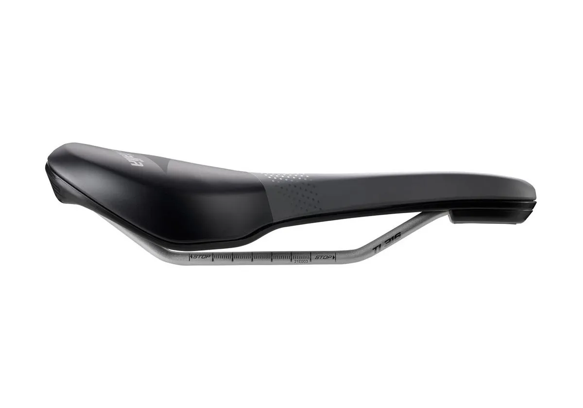 Selle Italia X-Bow Ti316 Superflow Sattel S3 Breite 145mm Gestell Titan grau-schwarz
