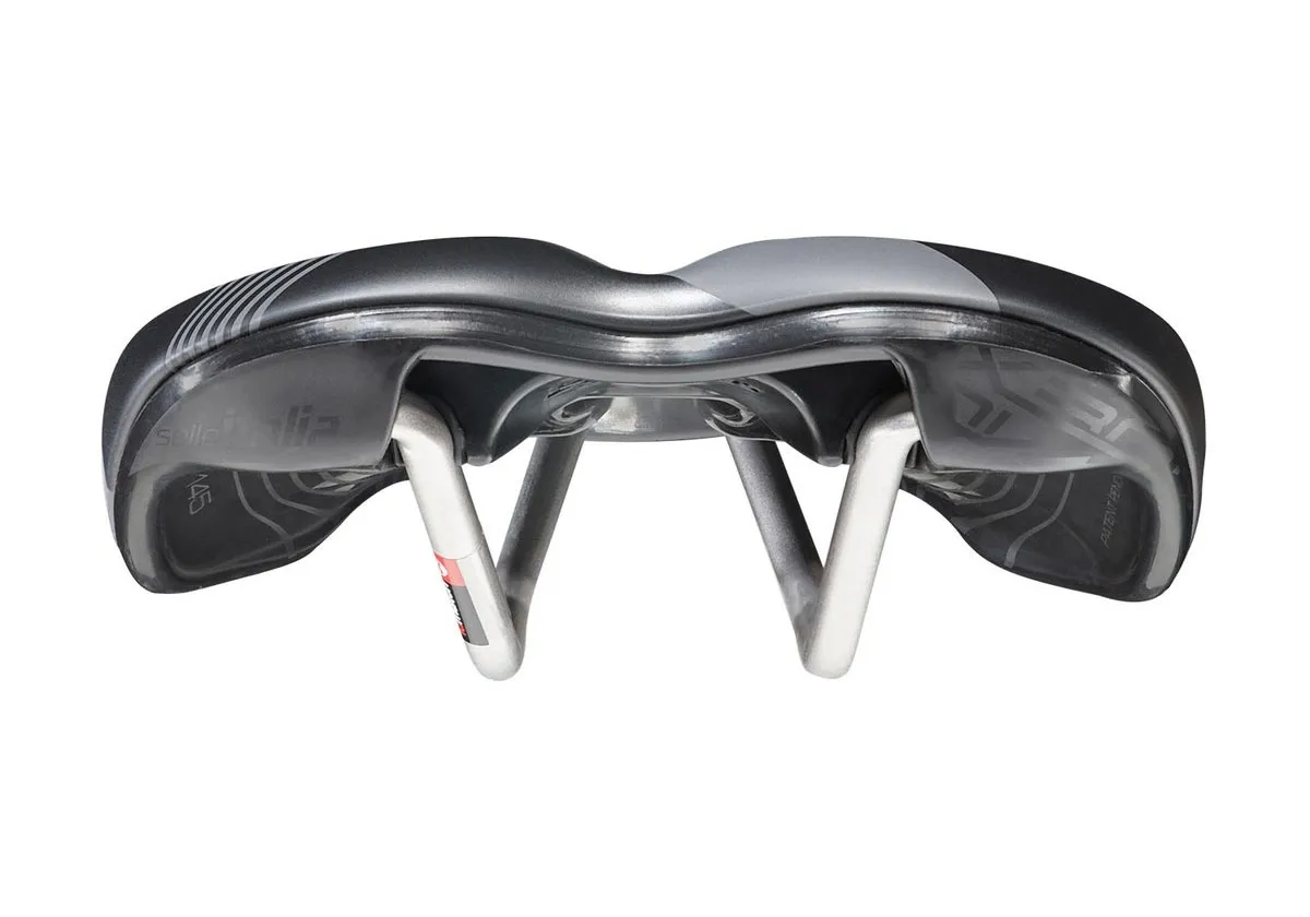 Selle Italia X-Bow Ti316 Superflow Sattel S3 Breite 145mm Gestell Titan grau-schwarz