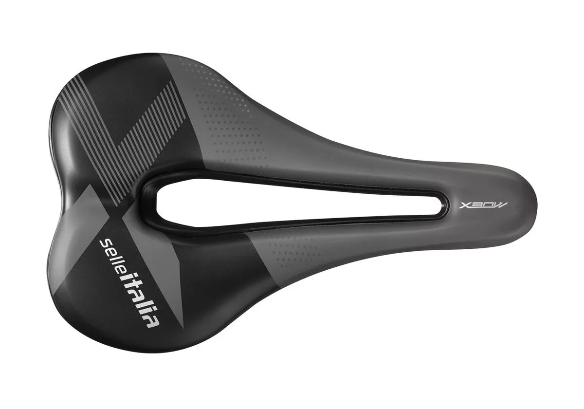 Selle Italia X-Bow Ti316 Superflow Sattel L3 Breite 155mm Gestell Titan grau-schwarz
