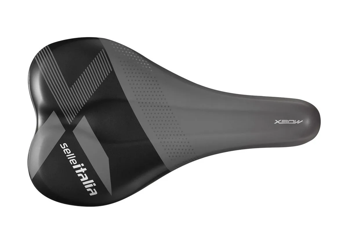 Selle Italia X-Bow Ti316 Sattel S1 Breite 145mm Gestell Titan grau-schwarz