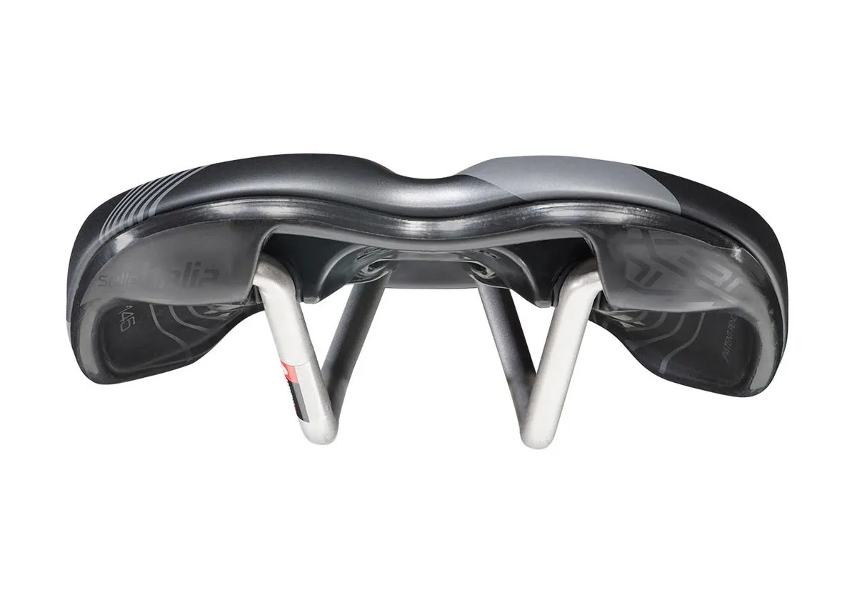 Selle Italia X-Bow Ti316 Sattel S1 Breite 145mm Gestell Titan grau-schwarz