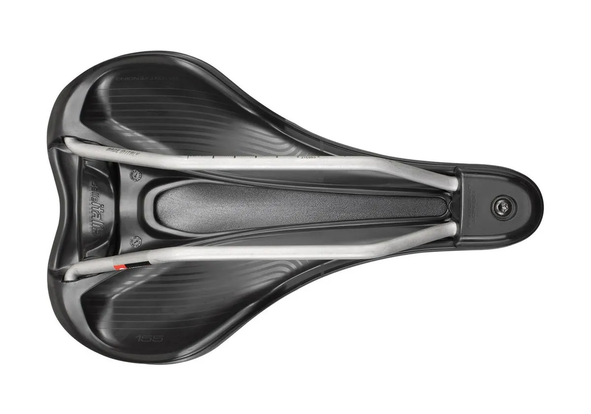 Selle Italia X-Bow Ti316 Sattel L1 Breite 155mm Gestell Titan grau-schwarz