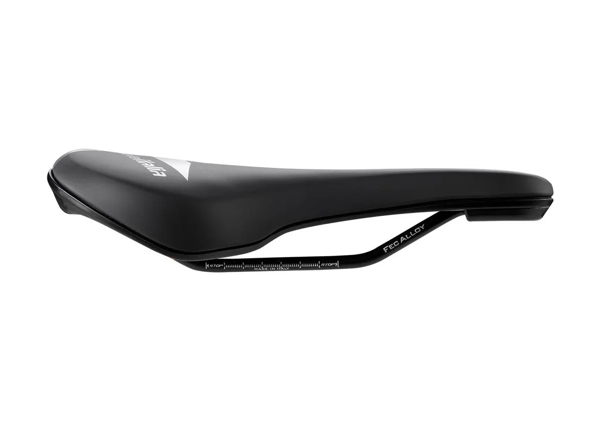 Selle Italia X-Bow Fec-Alloy Sattel L1 Breite 155mm Gestell Stahl schwarz-grau