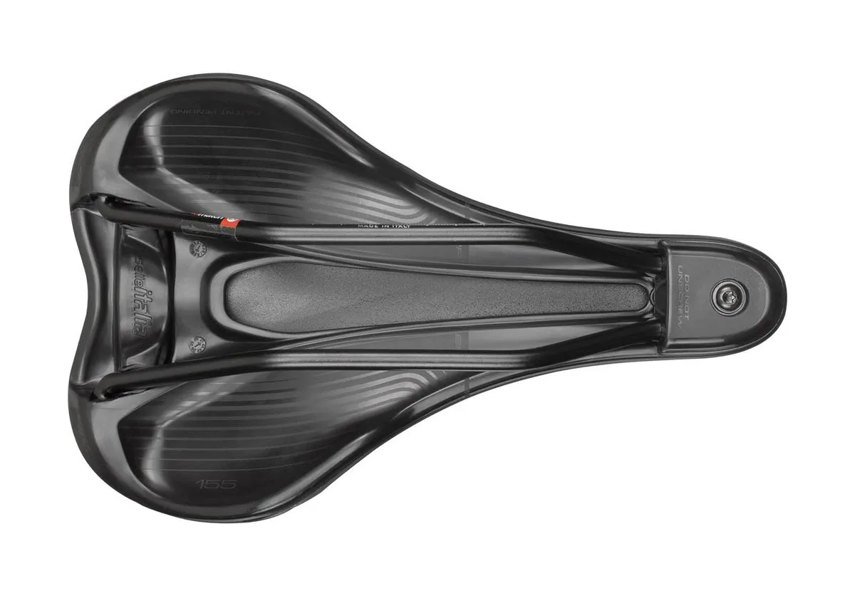 Selle Italia X-Bow Fec-Alloy Sattel L1 Breite 155mm Gestell Stahl schwarz-grau