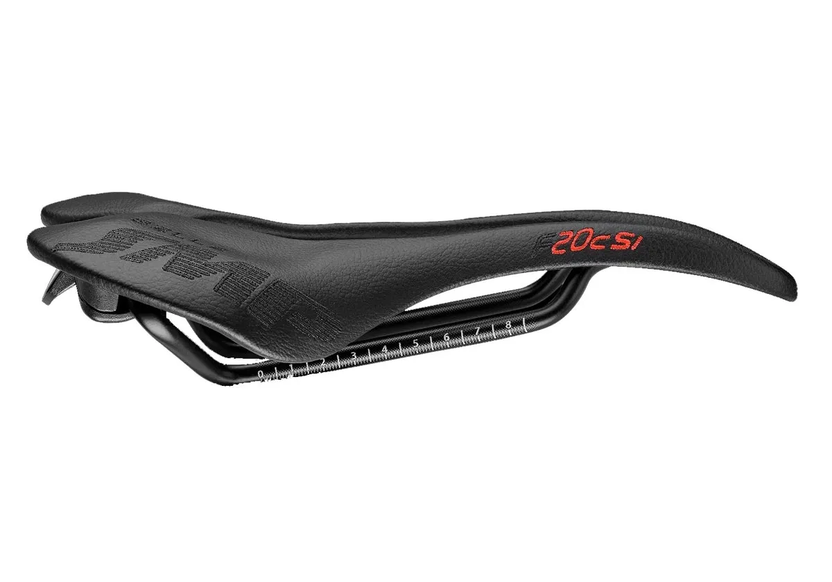 Selle SMP F20C SI AISI Sattel Breite 135mm Gestell Edelstahl schwarz